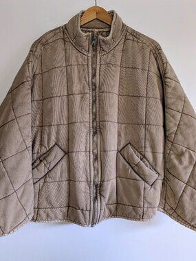 NWOT SOLD OUT Free People Dolman Quilted Knit Jacket Taupe Oversized XS